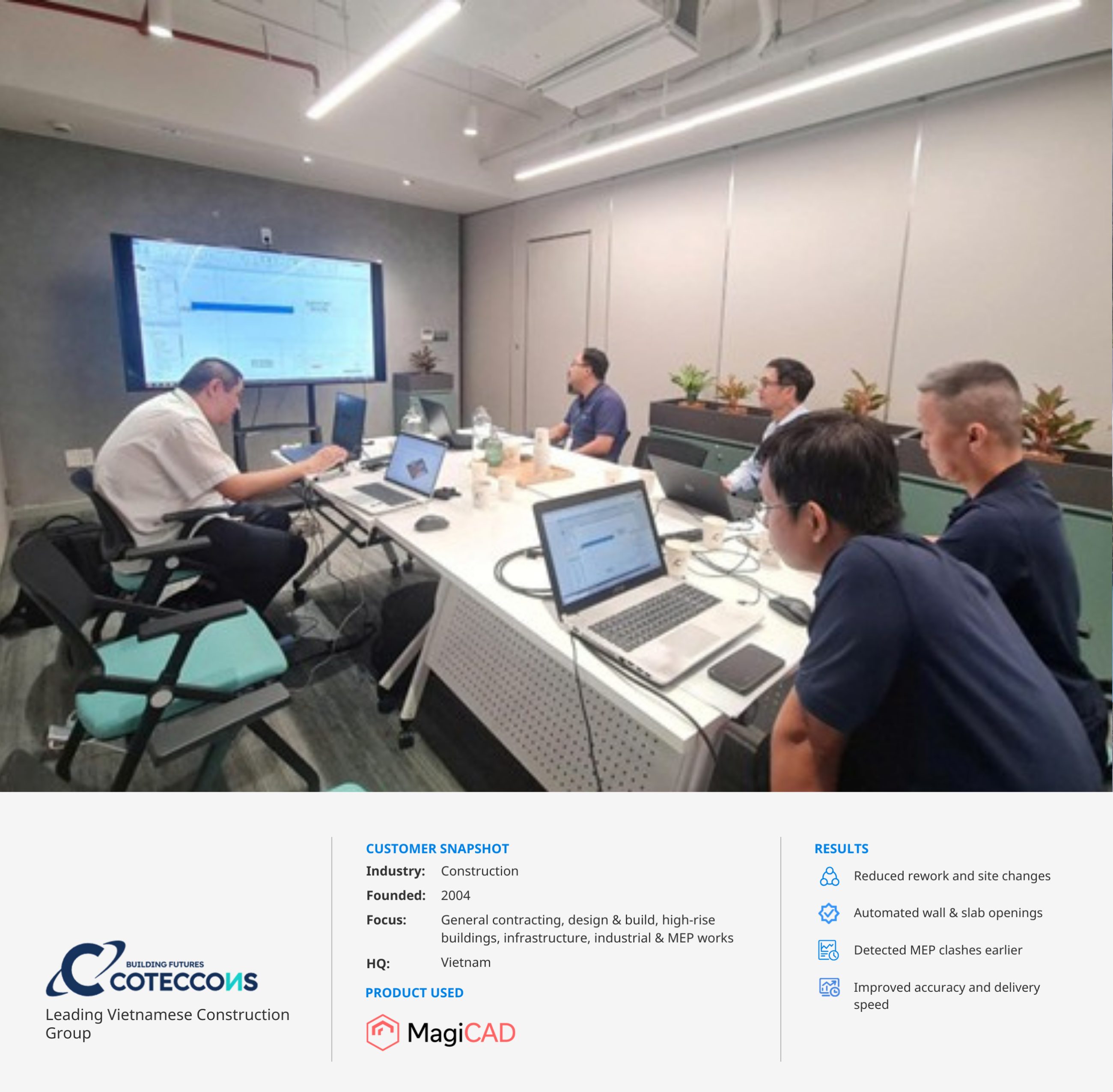 How Coteccons Enhanced MEP Coordination Across Multiple Projects with MagiCAD