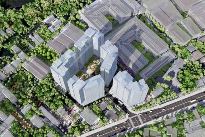 Site overview of An Phong project using digital construction management tools